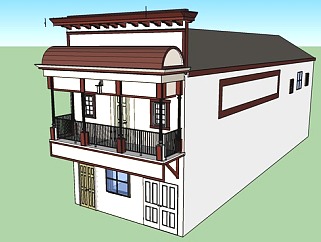 <em>日本公寓住宅SU模型</em>下载_sketchup草图大师SKP模型