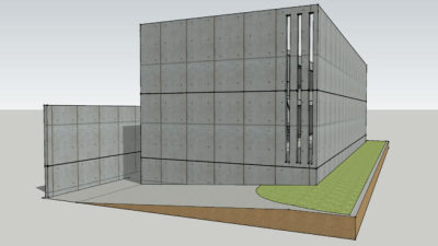 日本两层独栋住宅SU模型下载_sketchup草图大师SKP模型