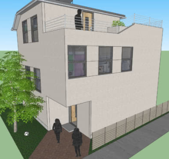 郊区小别墅SU模型下载_sketchup草图大师SKP模型