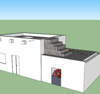 阿拉伯村庄房屋SU模型下载_sketchup草图大师SKP模型