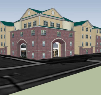 大学城东部宿舍SU模型下载_sketchup草图大师SKP模型