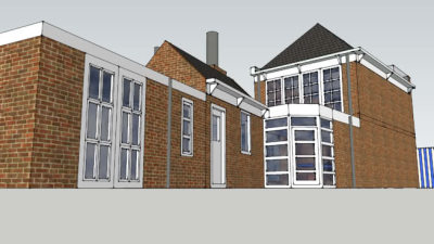 老式欧式乡村住宅SU模型下载_sketchup草图大师SKP模型