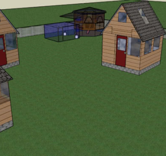 独立式小住宅SU模型下载_sketchup草图大师SKP模型