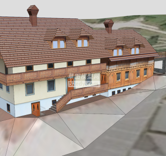 乡村风格房屋住宅SU模型下载_sketchup草图大师SKP模型