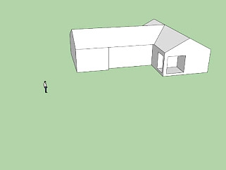 简易<em>房屋</em>白模建筑SU模型下载_sketchup草图大师SKP模型