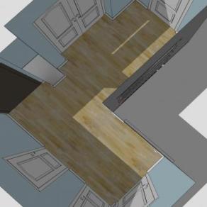 现代风格玄光走廊SU模型下载_sketchup草图大师SKP模型