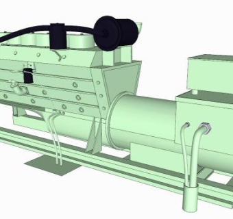 柴油发电机组SU模型_su模型下载 草图大师模型_SKP模型