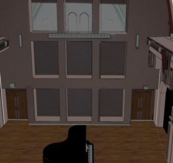 利物浦希望大学建筑SU模型下载_sketchup草图大师SKP模型