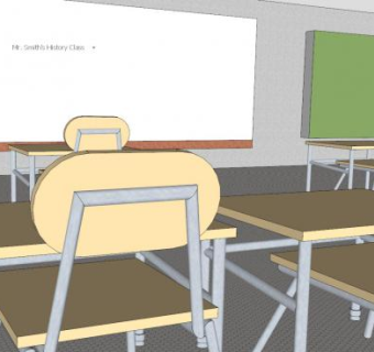 史密斯先生历史课SU模型下载_sketchup草图大师SKP模型
