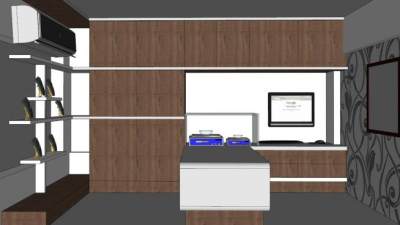 现代印度座位家具SU模型下载_sketchup草图大师SKP模型