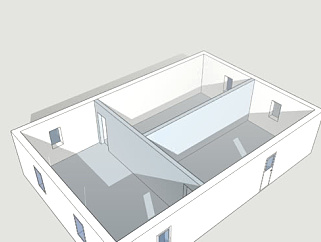 <em>房屋</em>房间隔间设计SU模型下载_sketchup草图大师SKP模型