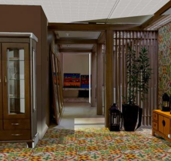 古代拜占庭艺术装修SU模型下载_sketchup草图大师SKP模型