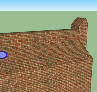 简单红砖房屋SU模型下载_sketchup草图大师SKP模型