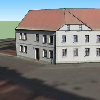 街角并联房屋住宅SU模型下载_sketchup草图大师SKP模型