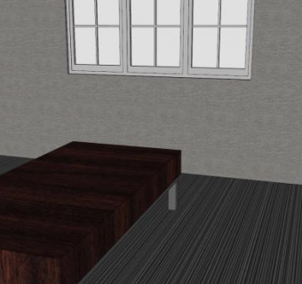 现代育空套房房间SU模型下载_sketchup草图大师SKP模型