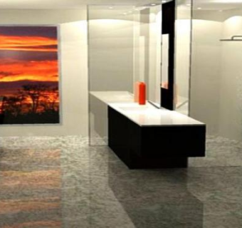 海伦娜米歇尔卫浴浴室SU模型下载_sketchup草图大师SKP模型