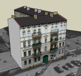 老式欧式公寓大楼SU模型下载_sketchup草图大师SKP模型