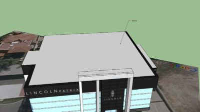 林肯汽车公司建筑大楼SU模型下载_sketchup草图大师SKP模型