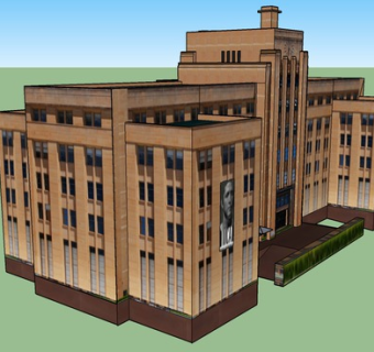 悉尼当代艺术博物馆SU模型下载_sketchup草图大师SKP模型