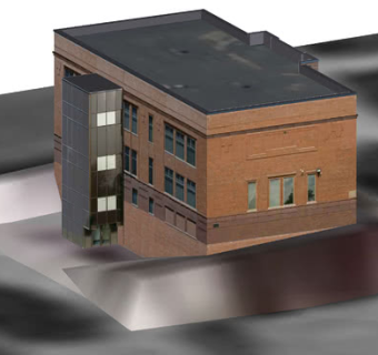 老式行政办公楼SU模型下载_sketchup草图大师SKP模型
