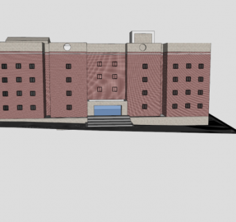 高坂研究大楼大厦SU模型下载_sketchup草图大师SKP模型