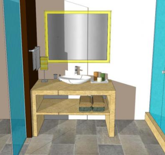 现代水槽卫浴SU模型下载_sketchup草图大师SKP模型
