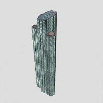 三星有限公司大楼建筑SU模型下载_sketchup草图大师SKP模型