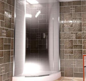 现代淋浴房卫浴SU模型下载_sketchup草图大师SKP模型