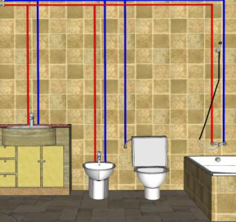 现代卫生浴室卫浴SU模型下载_sketchup草图大师SKP模型