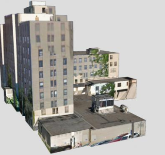 亨内平县医疗中心建筑SU模型下载_sketchup草图大师SKP模型