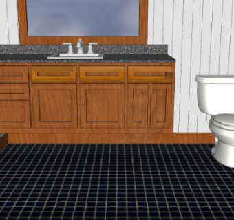 现代水槽水龙头橱柜SU模型下载_sketchup草图大师SKP模型