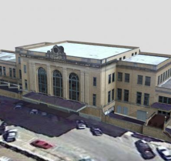 德克萨肯纳的联合车站SU模型下载_sketchup草图大师SKP模型