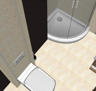 现代浴室卫浴坐厕SU模型下载_sketchup草图大师SKP模型