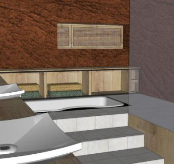 现代浴缸卫浴浴室SU模型下载_sketchup草图大师SKP模型