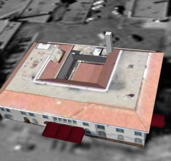 米勒殡仪场馆建筑SU模型下载_sketchup草图大师SKP模型