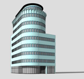 萨格勒布大楼建筑SU模型下载_sketchup草图大师SKP模型