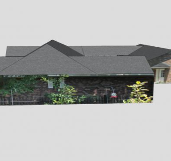 枫树街房屋住宅SU模型下载_sketchup草图大师SKP模型