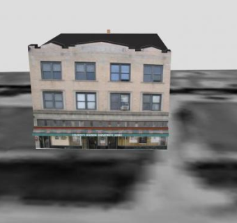 科洛德尼百货公司建筑SU模型下载_sketchup草图大师SKP模型