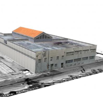 林肯路924号商场建筑SU模型下载_sketchup草图大师SKP模型