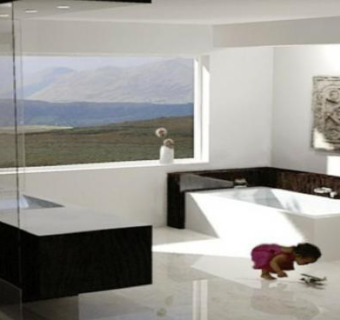 现代沐浴厕所浴室SU模型下载_sketchup草图大师SKP模型