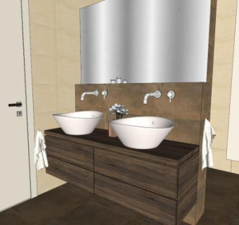 圣西罗球场卫浴厕所SU模型下载_sketchup草图大师SKP模型