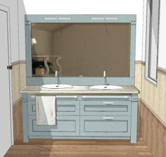 现代国家浴室卫浴SU模型下载_sketchup草图大师SKP模型