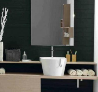 现代浴室梳妆台卫浴SU模型下载_sketchup草图大师SKP模型