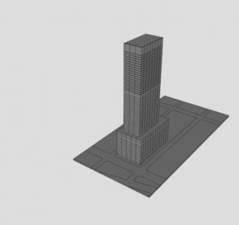 摩天大楼草图SU模型下载_sketchup草图大师SKP模型