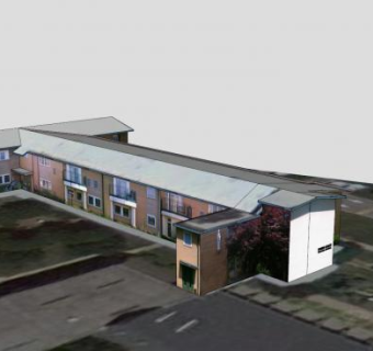 乡镇平房别墅建筑SU模型下载_sketchup草图大师SKP模型