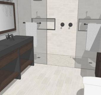 芬纳卫生间厕所SU模型下载_sketchup草图大师SKP模型