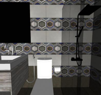 现代卫生间坐便器SU模型下载_sketchup草图大师SKP模型