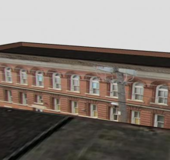 电话大楼建筑SU模型下载_sketchup草图大师SKP模型