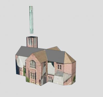 欧式住宅套房纹理建筑SU模型下载_sketchup草图大师SKP模型