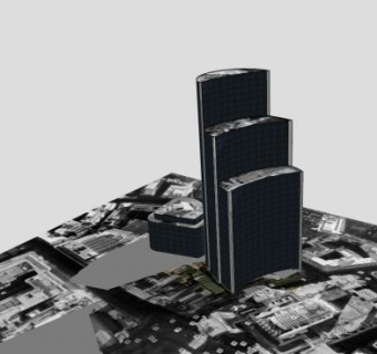 威利斯大厦建筑SU模型下载_sketchup草图大师SKP模型